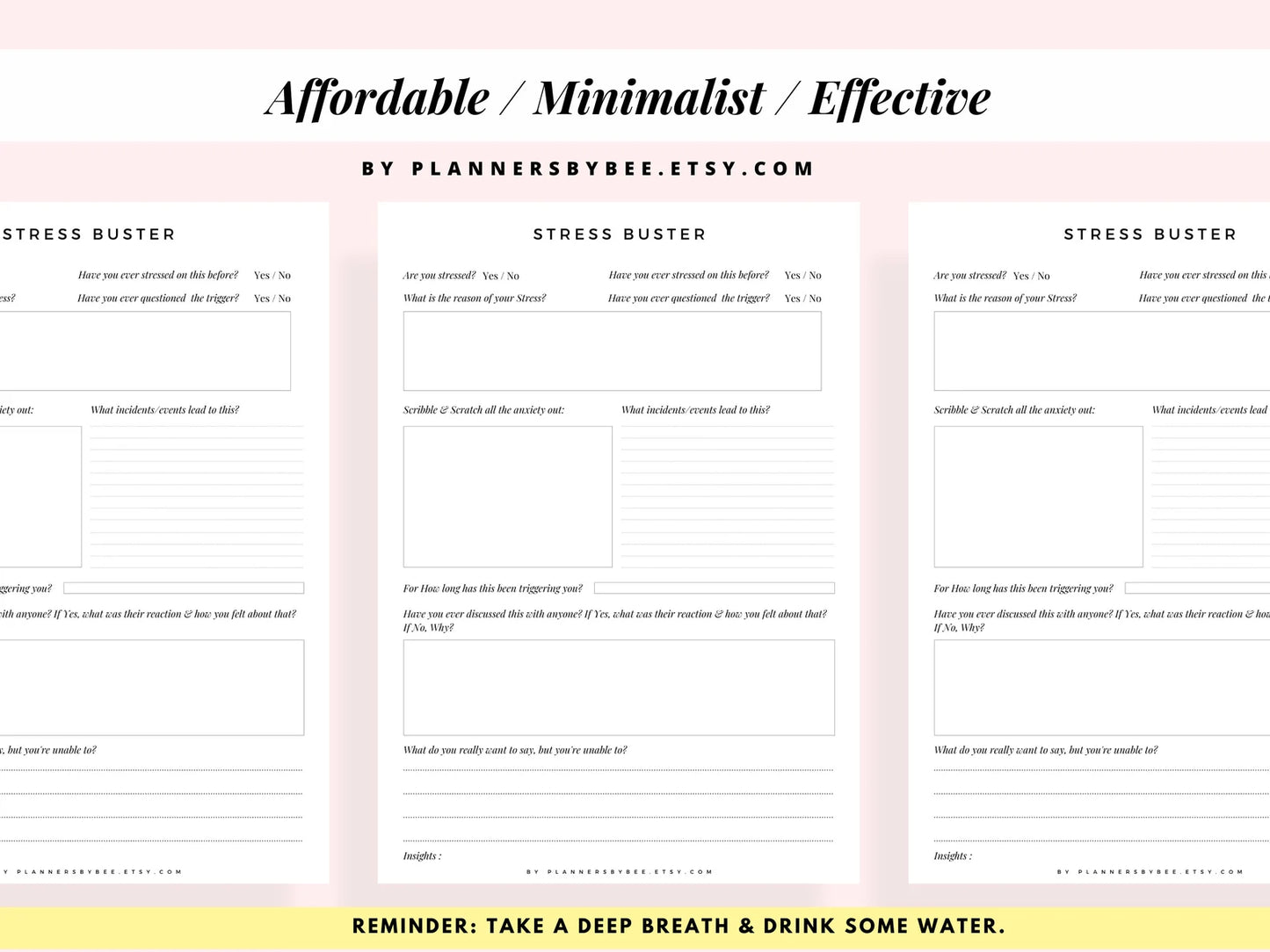 Mental Health & Mindfulness Planner