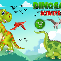 Dinosaur Activity Book For Kids 4-8