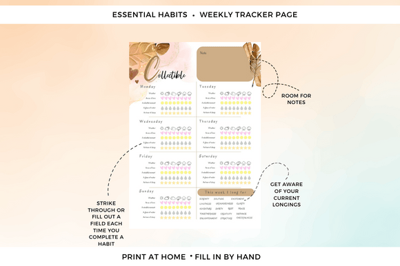 Care & Mindfulness Journal Printable