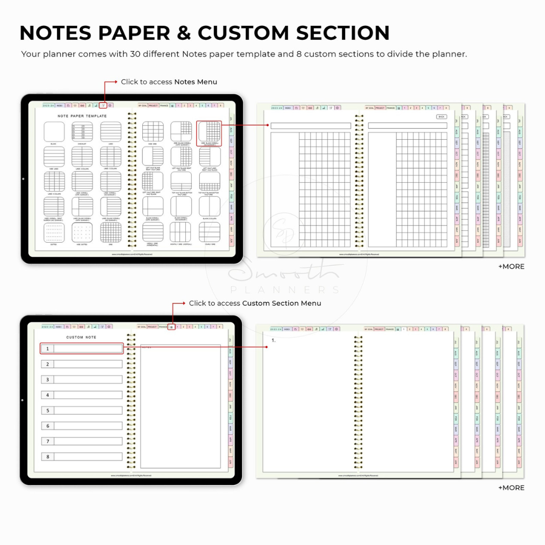 THE ULTIMATE ADHD DIGITAL PLANNER  ( Made By ADHD Specialist )