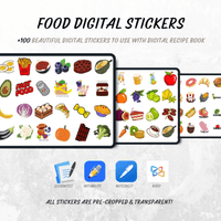Digital Recipe Book for iPad – Meal Planner & Cookbook for GoodNotes & Notability