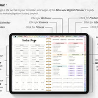 THE ULTIMATE ADHD DIGITAL PLANNER  ( Made By ADHD Specialist )