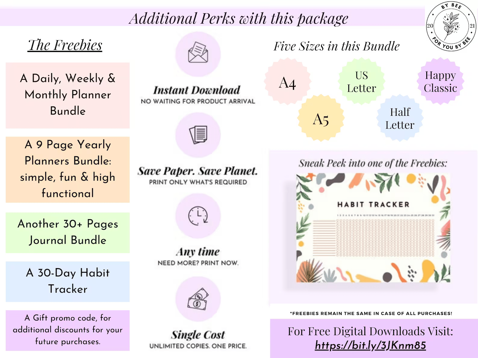 Self Care Printable Planner