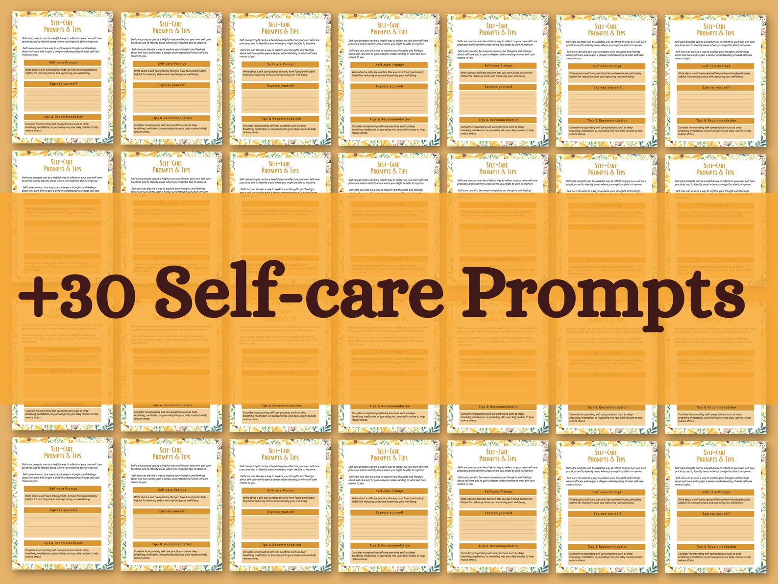 Self Care Planner