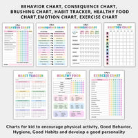 Editable Kids Chore Chart Bundle for Autism & ADHD