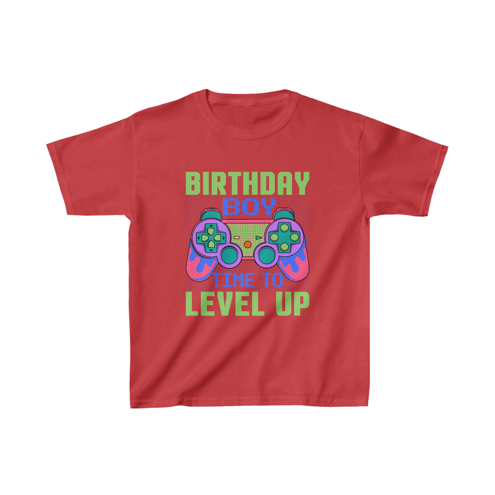 Birthday Boy Time to Level Up Video Game Birthday Gamer Gift T-Shirt V3