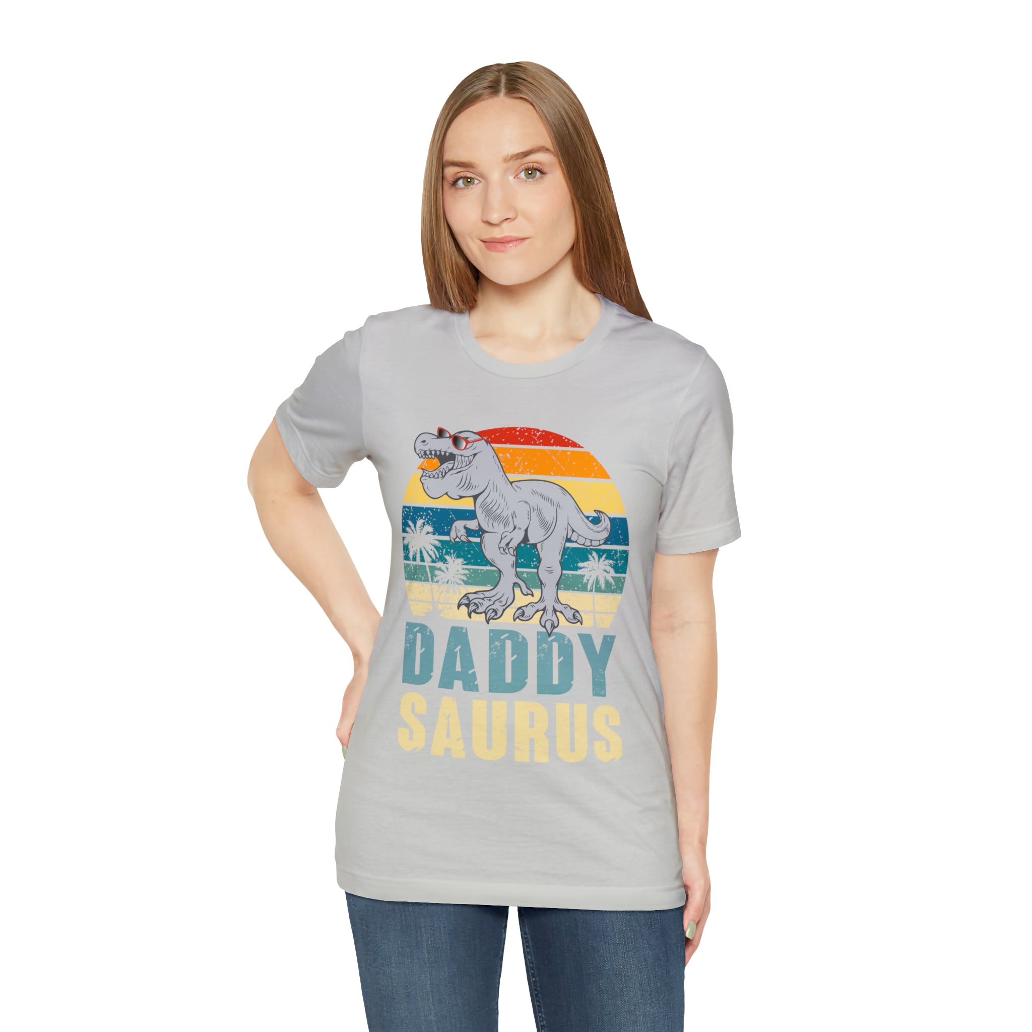 Daddysaurus T Rex Dinosaur Daddy Saurus Family Matching T-Shirt