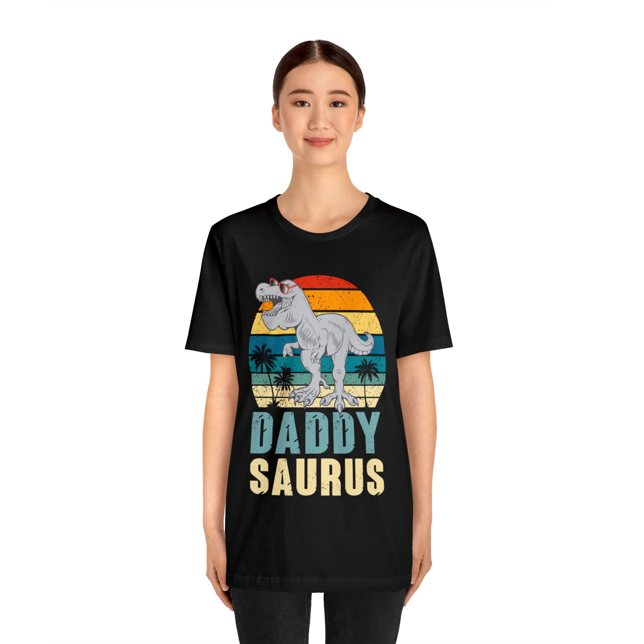 Daddysaurus T Rex Dinosaur Daddy Saurus Family Matching T-Shirt