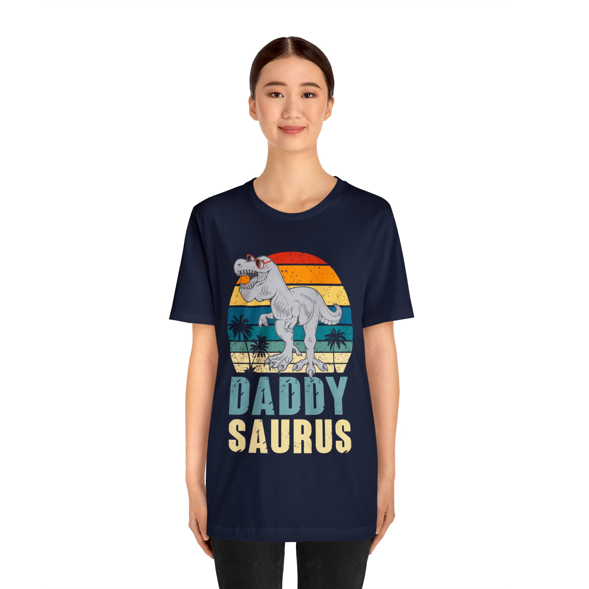 Daddysaurus T Rex Dinosaur Daddy Saurus Family Matching T-Shirt