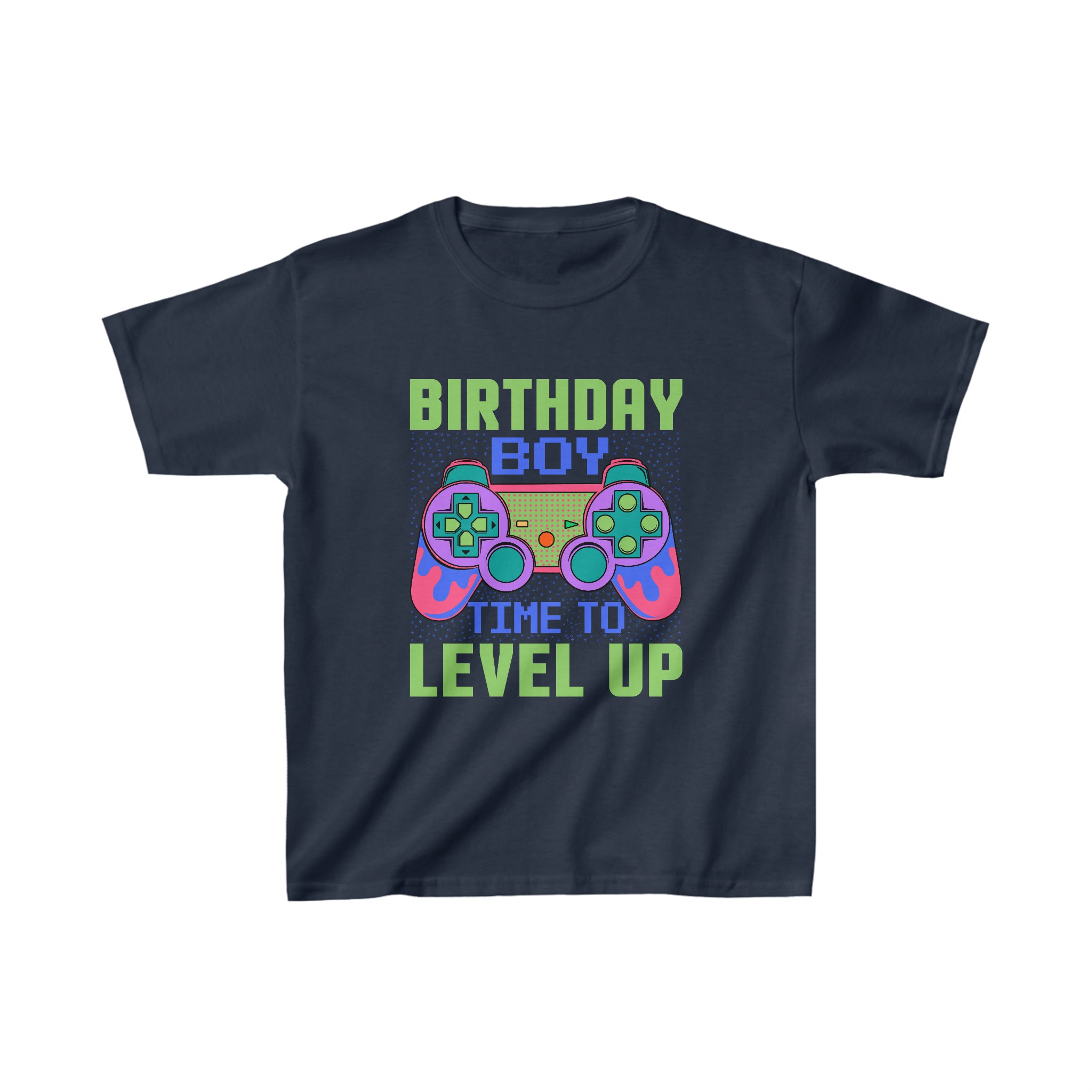 Birthday Boy Time to Level Up Video Game Birthday Gamer Gift T-Shirt V3