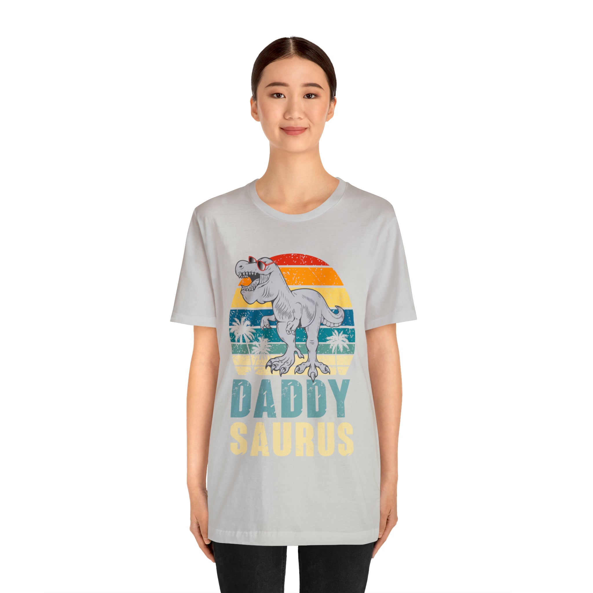 Daddysaurus T Rex Dinosaur Daddy Saurus Family Matching T-Shirt