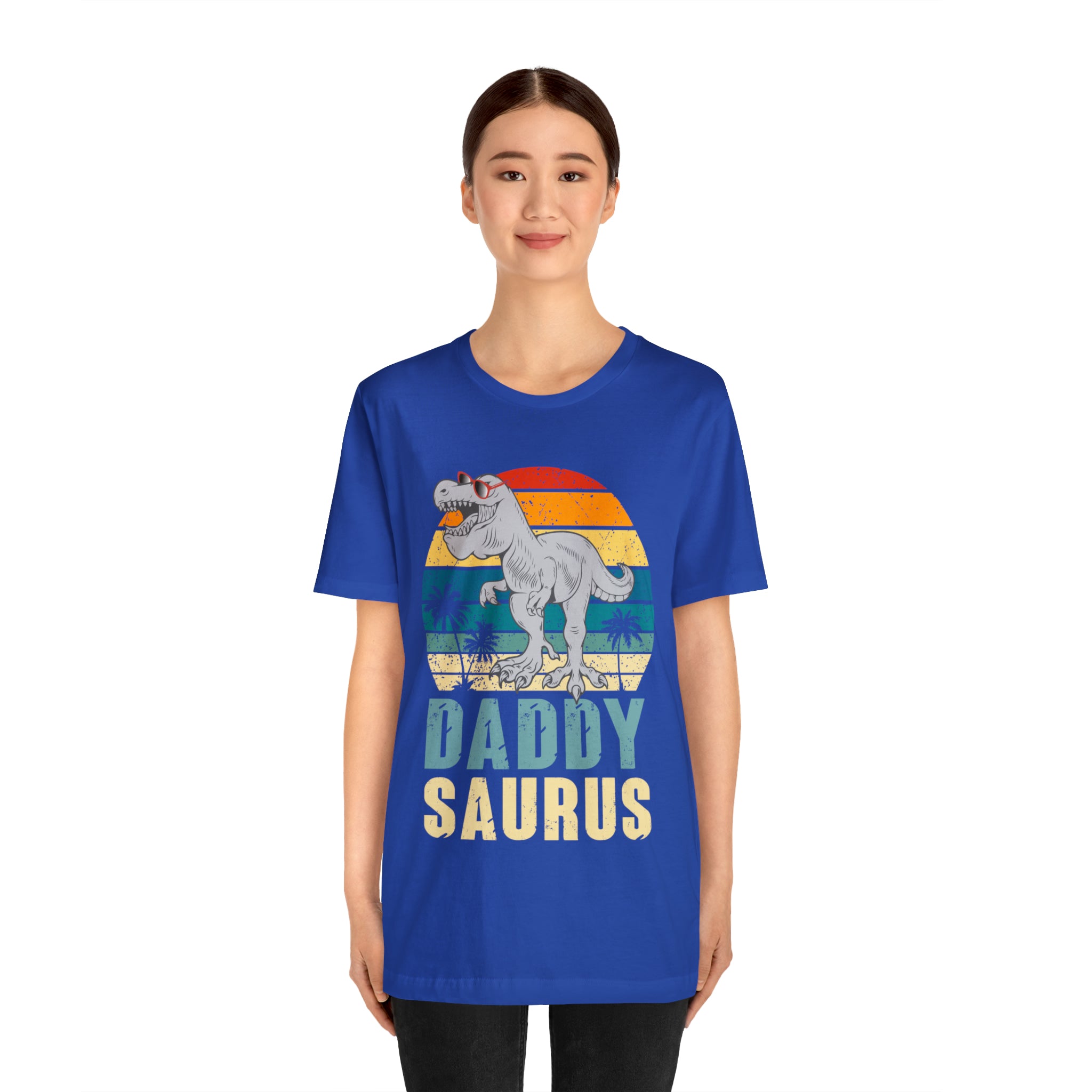 Daddysaurus T Rex Dinosaur Daddy Saurus Family Matching T-Shirt