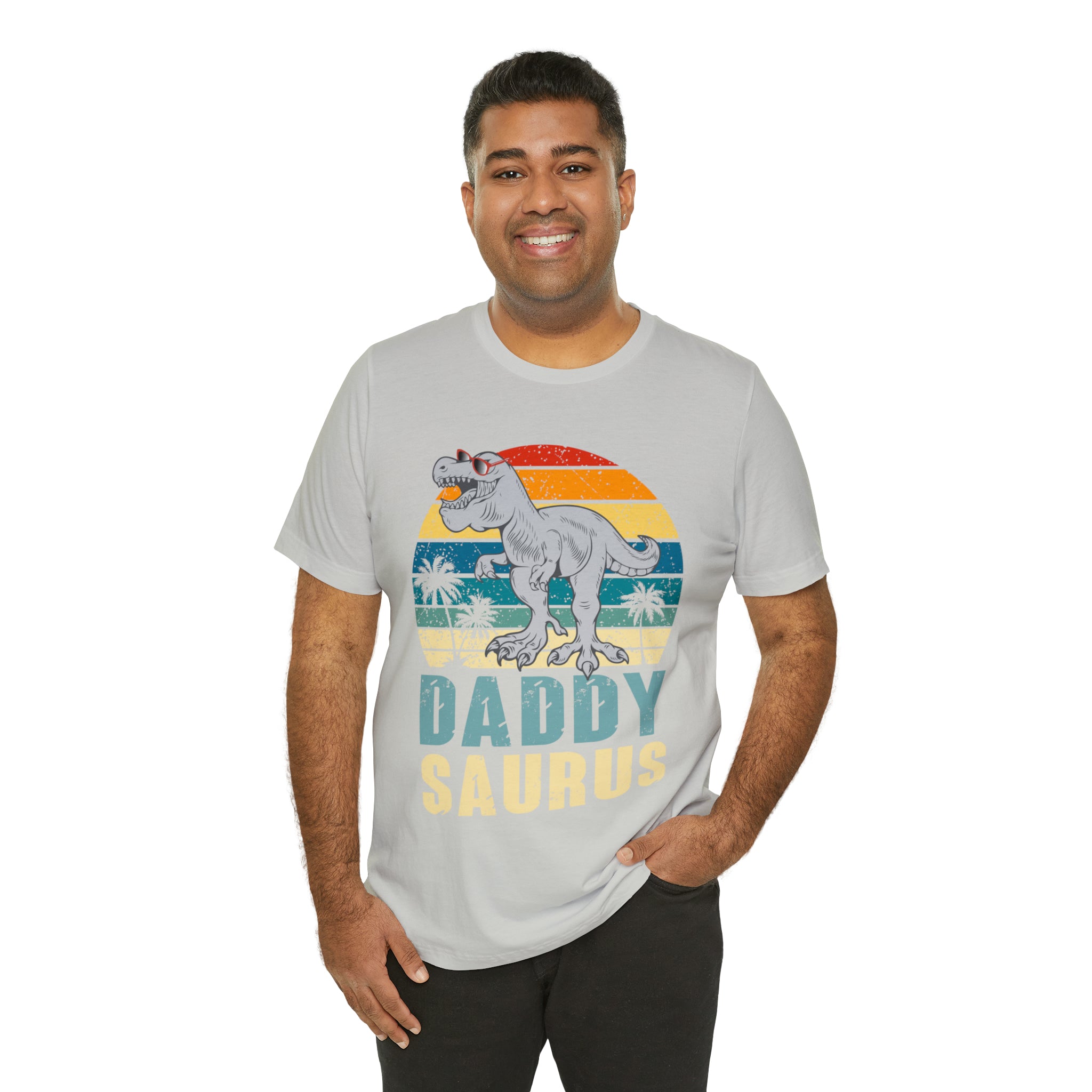 Daddysaurus T Rex Dinosaur Daddy Saurus Family Matching T-Shirt