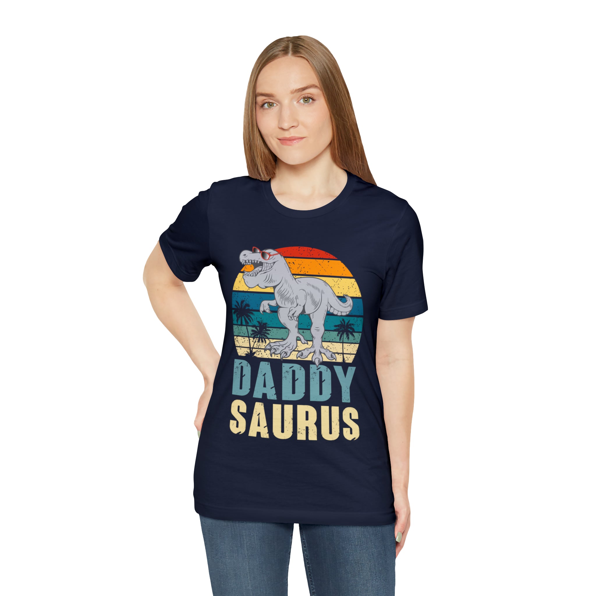 Daddysaurus T Rex Dinosaur Daddy Saurus Family Matching T-Shirt