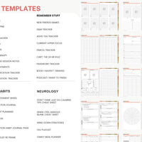 ADHD DIGITAL PLANNER  ( Made By ADHD Specialist )
