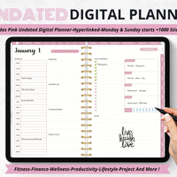 THE ULTIMATE ALL IN ONE UNDATED DIGITAL PLANNER