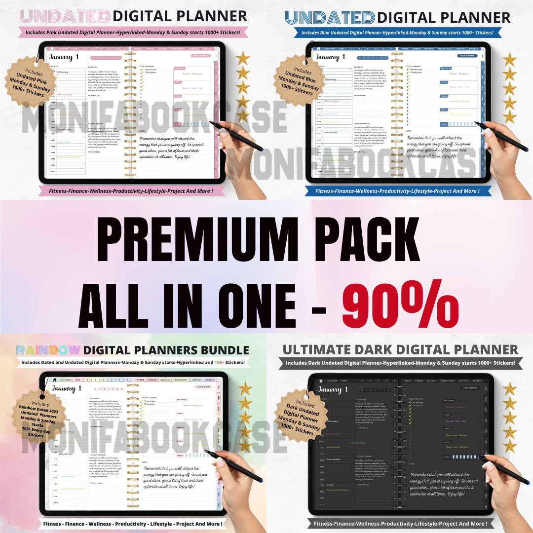 THE ULTIMATE ALL IN ONE UNDATED DIGITAL PLANNER