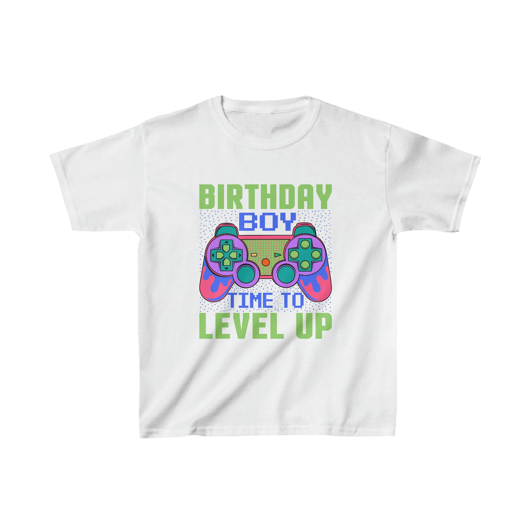 Birthday Boy Time to Level Up Video Game Birthday Gamer Gift T-Shirt V3