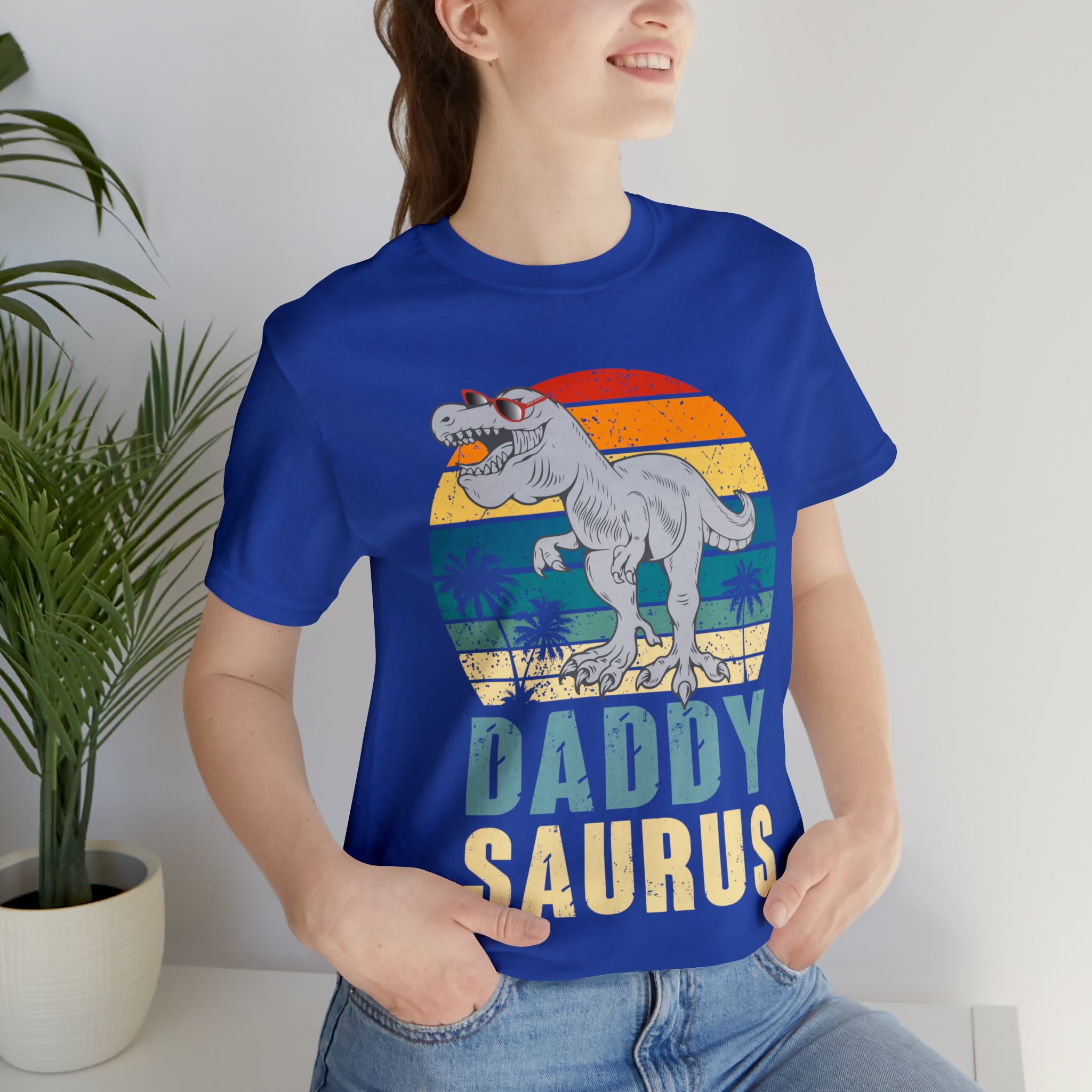 Daddysaurus T Rex Dinosaur Daddy Saurus Family Matching T-Shirt