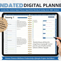 THE ULTIMATE ALL IN ONE UNDATED DIGITAL PLANNER