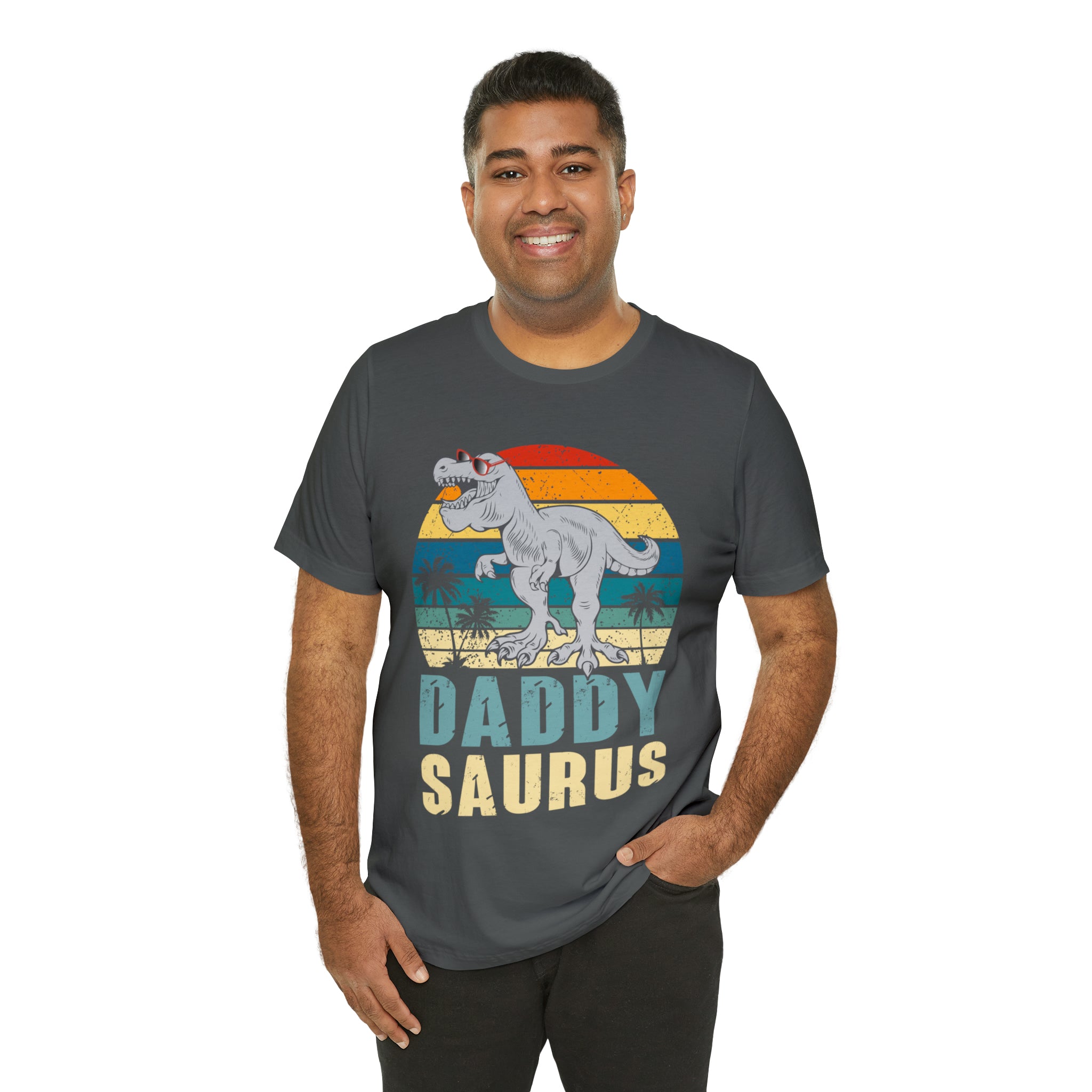 Daddysaurus T Rex Dinosaur Daddy Saurus Family Matching T-Shirt