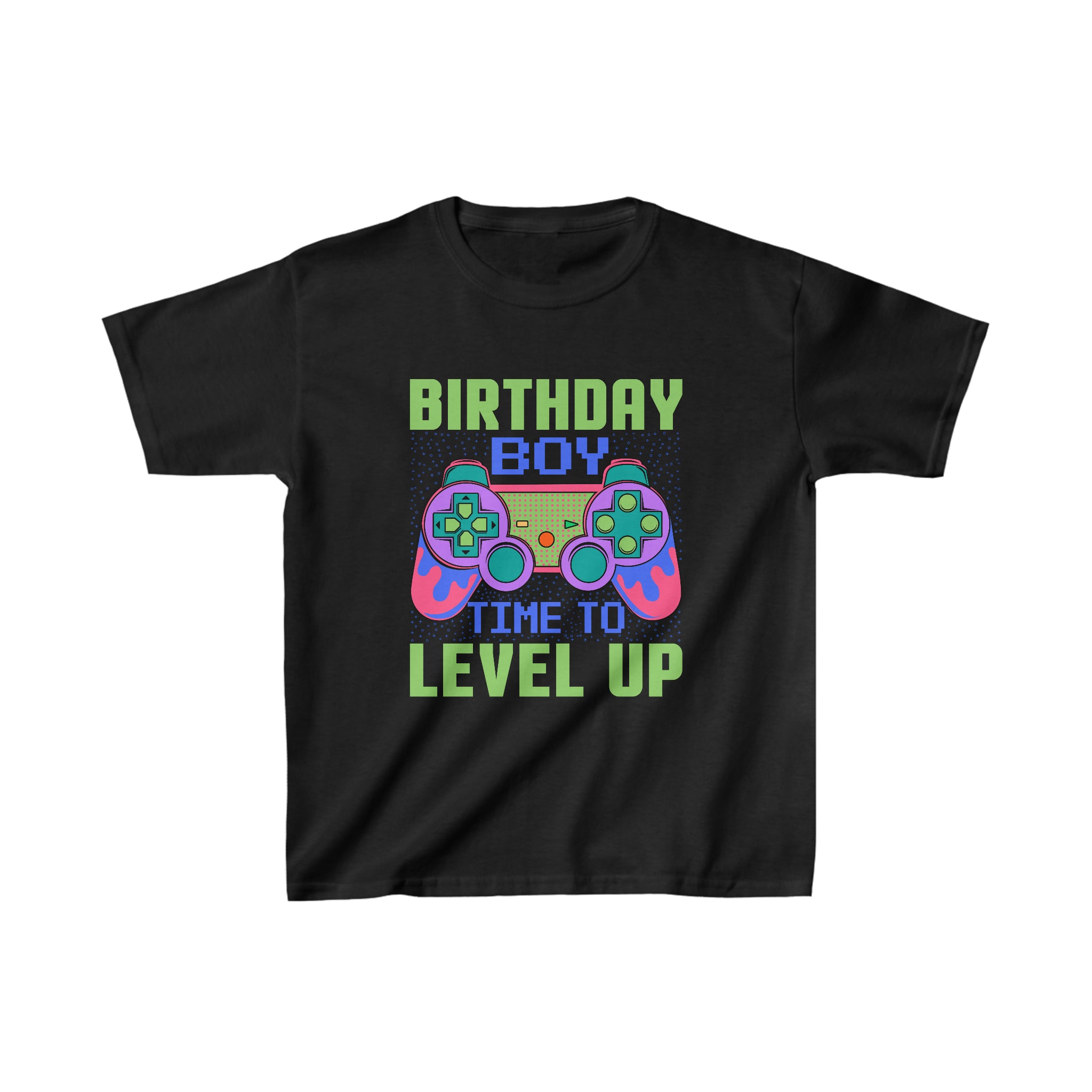 Birthday Boy Time to Level Up Video Game Birthday Gamer Gift T-Shirt V3