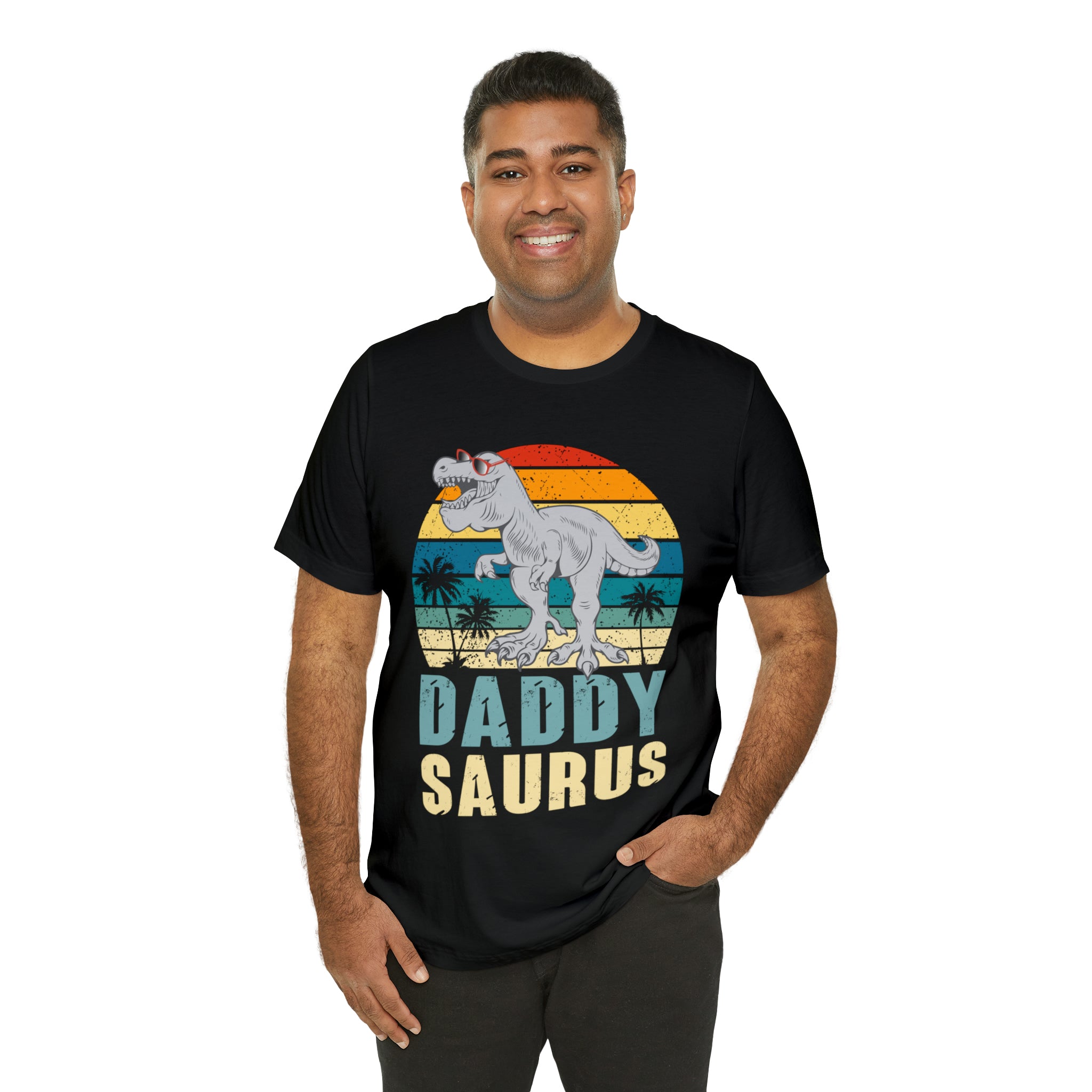 Daddysaurus T Rex Dinosaur Daddy Saurus Family Matching T-Shirt