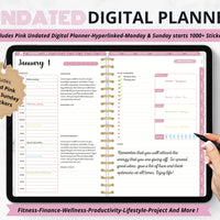 THE ULTIMATE ALL IN ONE UNDATED DIGITAL PLANNER